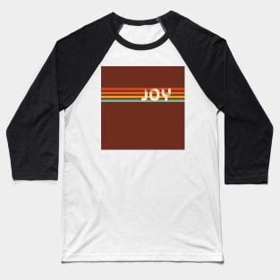 Retro Christmas Joy Baseball T-Shirt